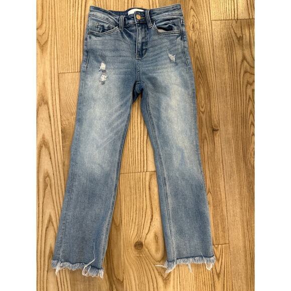 Vervet Jeans with distressed hem womens size 25 - Picture 2 of 5